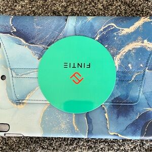 Fintie iPad Pro 10.5‎ Rotating Case with Pencil Holder Ocean Marble Blue Gold
